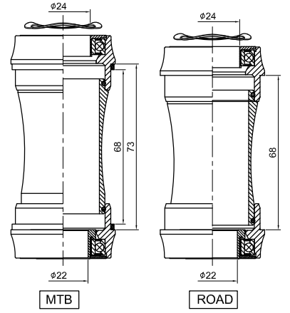 BB004 - BB30 FOR GXP (SRAM) ADAPTER