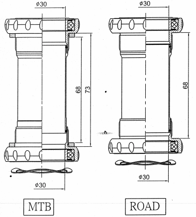 BB011 - BSA 30mm - CERAMIC