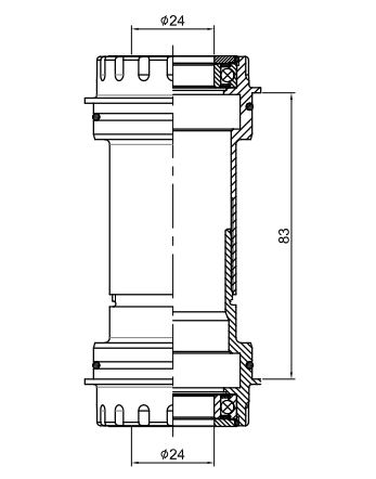 BB013 - PF30 TO 24MM (SHIMANO)